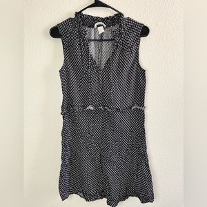 H&M Womens Short Dress Size 6,Stretchy,V-Neck,Very Lightweight Made In Indonesi